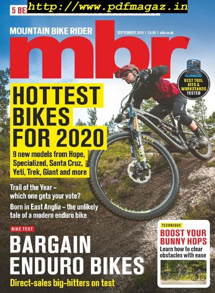 Mountain Bike Rider – September 2019 Cover