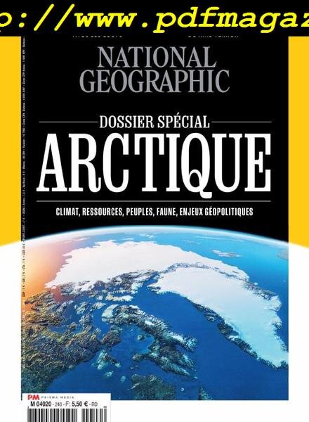 National Geographic France – Septembre 2019 Cover