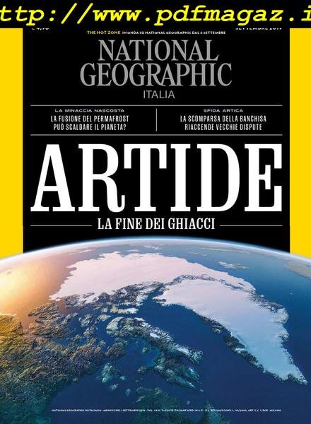 National Geographic Italia – settembre 2019 Cover