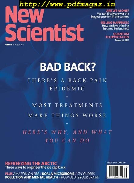 New Scientist International Edition – August 31, 2019 Cover