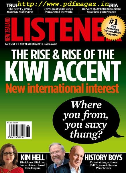 New Zealand Listener – August 31, 2019 Cover
