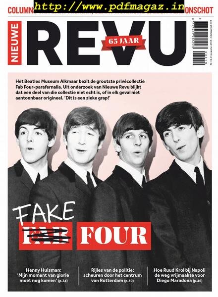 Nieuwe Revu – 21 augustus 2019 Cover