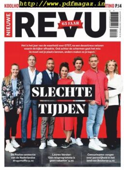 Nieuwe Revu – 28 augustus 2019