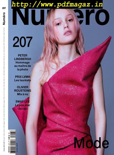 Numero France – octobre 2019 Cover