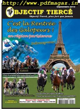 Objectif Tierce – septembre 2019