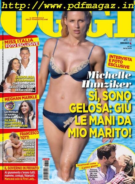 Oggi – 19 settembre 2019 Cover
