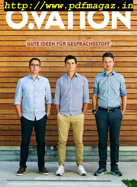 OVATION Magazin – August 2019 Cover