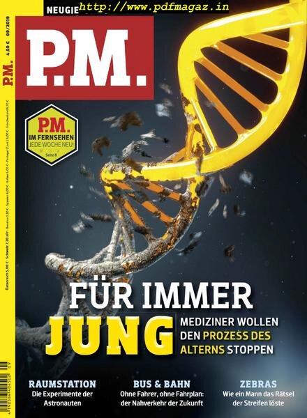 P.M Magazin – September 2019 Cover