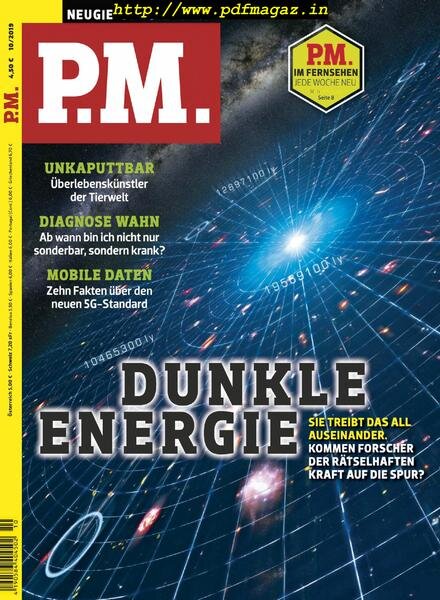 P.M. Magazin – Oktober 2019 Cover