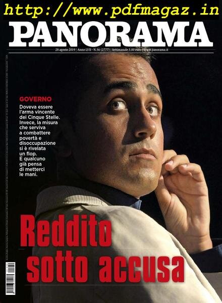 Panorama Italia – 28 agosto 2019 Cover