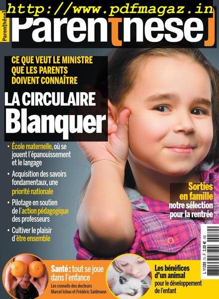 Parenthese – septembre 2019 Cover