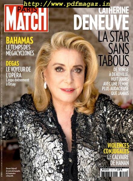 Paris Match – 12 septembre 2019 Cover
