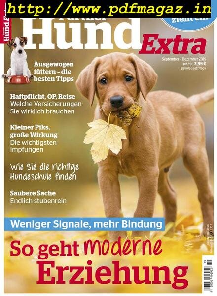Partner Hund Extra – September 2019 Cover
