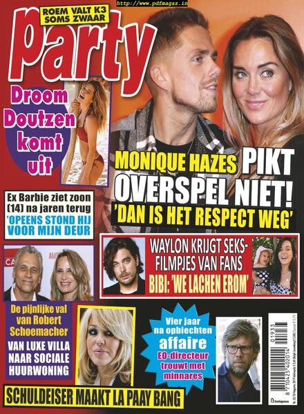 Party Netherlands – 14 augustus 2019 Cover