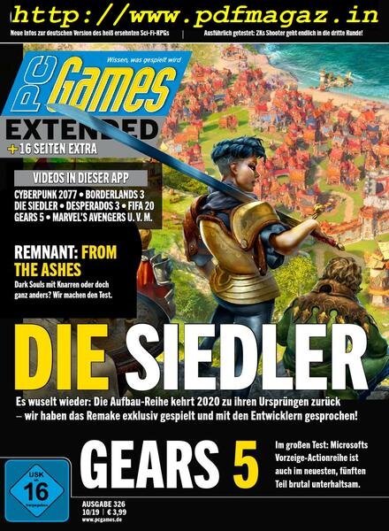 PC Games Germany – Oktober 2019 Cover