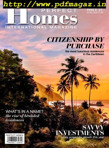 Perfect Homes International – Issue 23, 2019 Cover