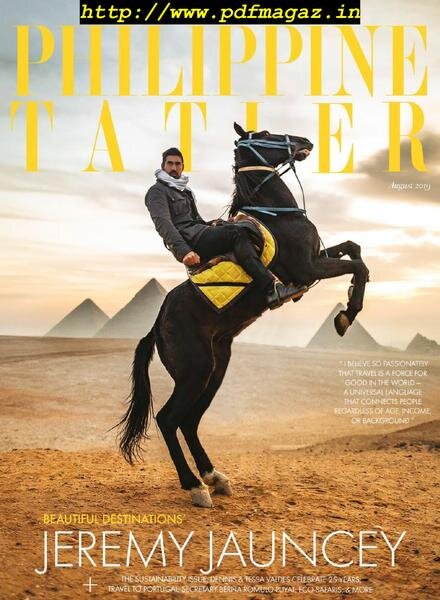 Philippine Tatler – August 2019 Cover