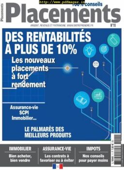 Placements – Septembre-Novembre 2019