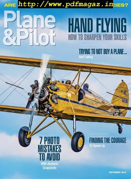 Plane & Pilot – September 2019 Cover