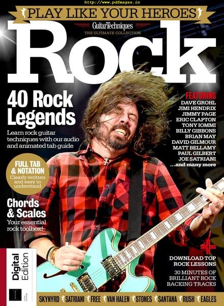 Play Like Your Heroes Rock – August 2019 Cover