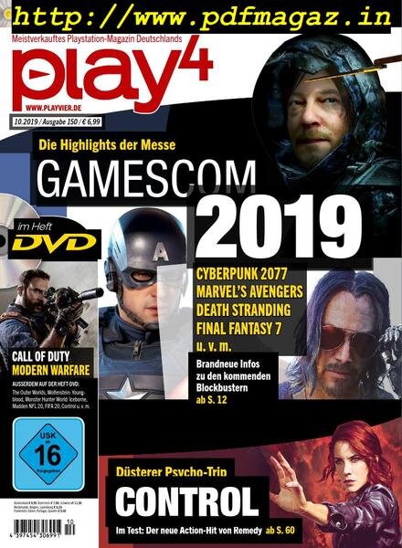 Play4 – September 2019 Cover
