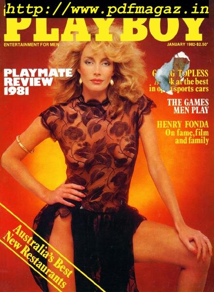 Playboy Australia – January 1982 Cover