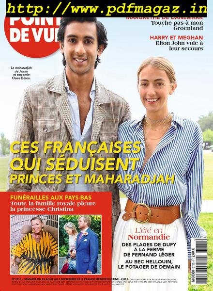 Point de Vue – 28 aout 2019 Cover