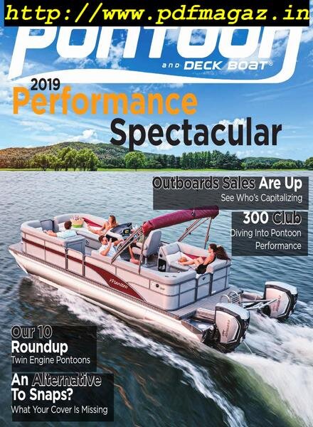 Pontoon & Deck Boat Magazine – August 2019 Cover