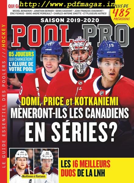 Pool Pro – juillet 2019 Cover