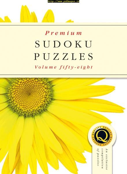 Premium Sudoku – August 2019 Cover