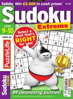PuzzleLife Sudoku Extreme – August 2019