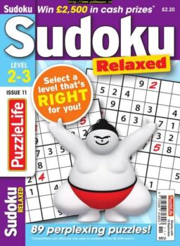 PuzzleLife Sudoku Relaxed – August 2019