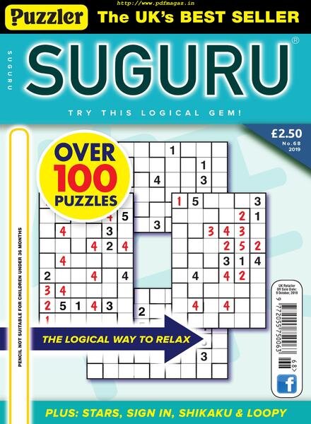 Puzzler Suguru – September 2019 Cover