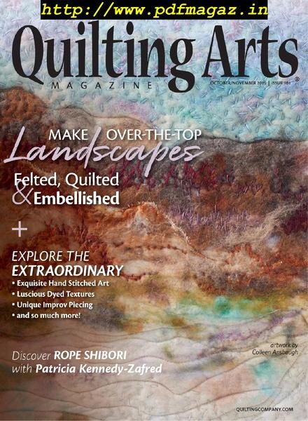 Quilting Arts – October-November 2019 Cover