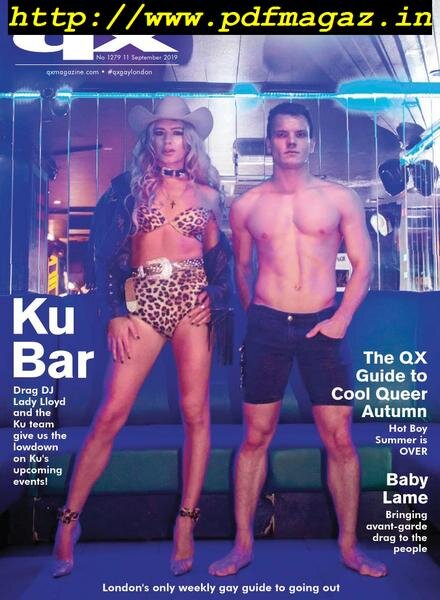 QX Magazine – 10 September 2019 Cover