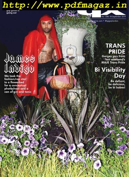 QX Magazine – 18 September 2019 Cover