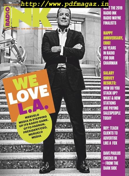 Radio Ink Magazine – September 16, 2019 Cover