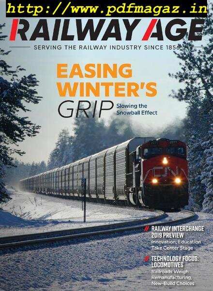Railway Age – August 2019 Cover