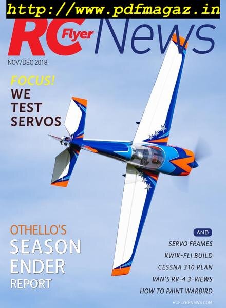RC Flyer News – November-December 2018 Cover