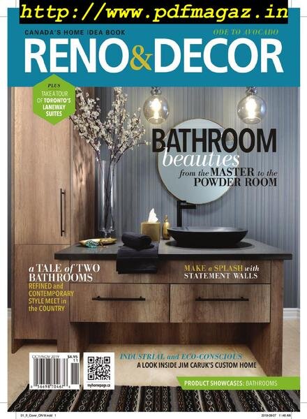 Reno & Decor – October-November 2019 Cover