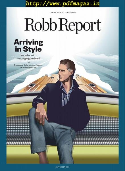 Robb Report USA – September 2019 Cover