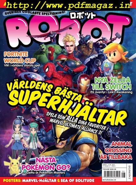 Robot – augusti 2019 Cover
