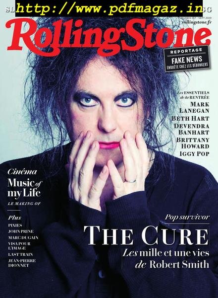 Rolling Stone France – septembre 2019 Cover