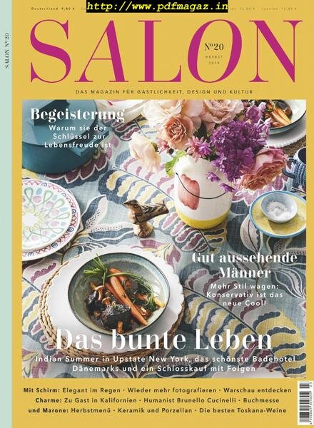 Salon Germany – September 2019 Cover