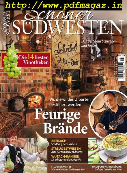 SchOner Sudwesten – August 2019 Cover