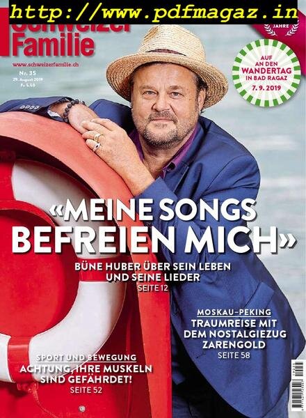 Schweizer Familie – 29 August 2019 Cover