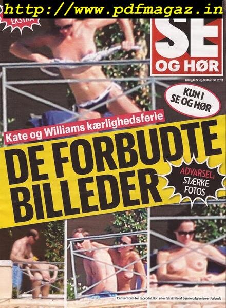 Se & Hor – Danish Weekly 2012 Cover