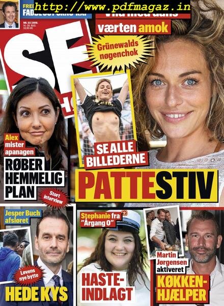 SE og HoR – 14 august 2019 Cover