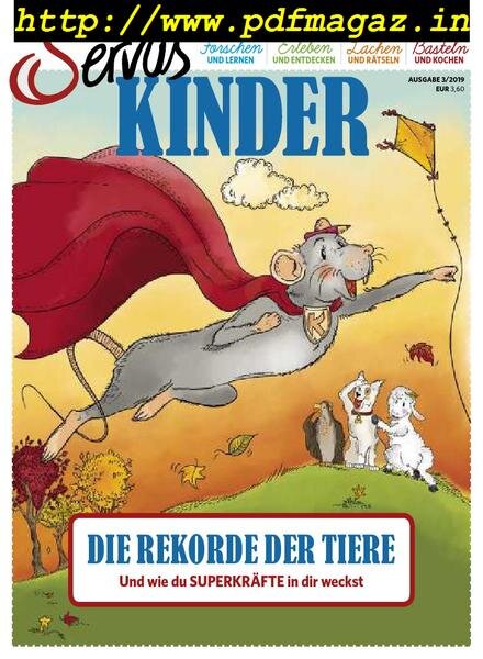 Servus Kinder – Nr.3, 2019 Cover