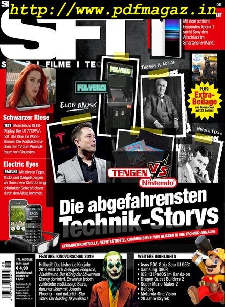 SFT – Spiele Filme Technik – September 2019 Cover